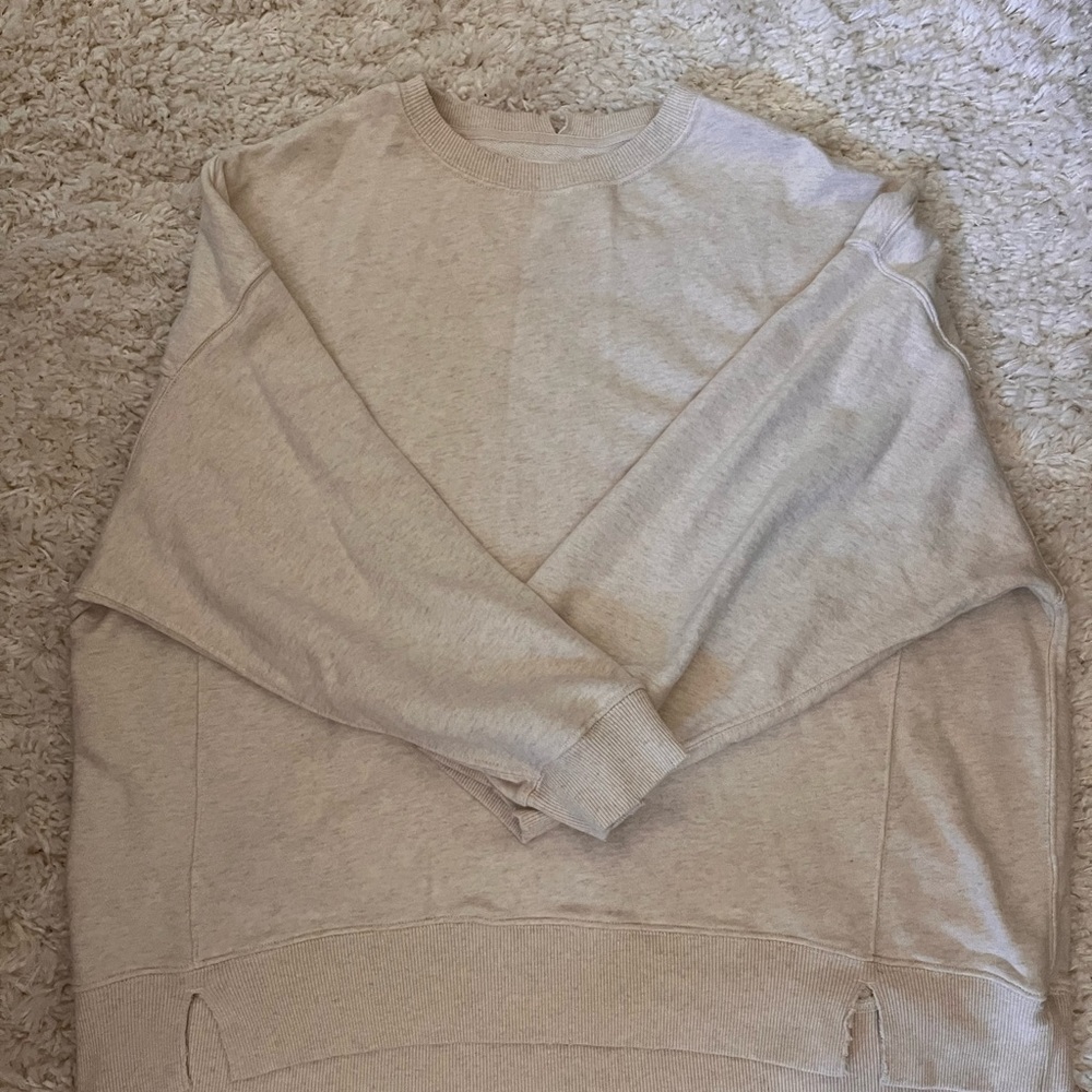 cream aerie crewneck